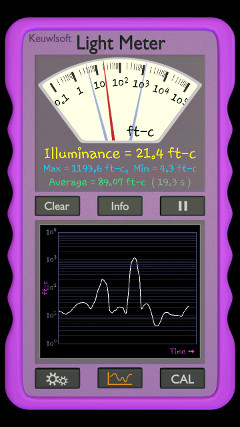 light meter screenshot
