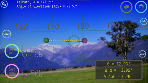 screenshot of app