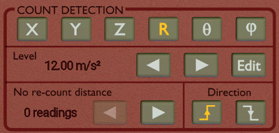 count detection settings