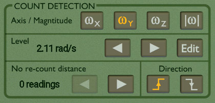 count detection settings