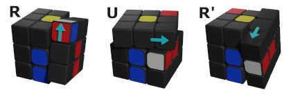 R U prime R prime  move sequence
