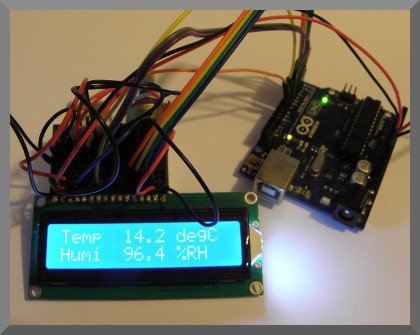 dht22 temperature and humidity demo